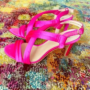 Hot pink sandals